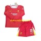 Camisola Liverpool M Salah 11 Criança Equipamento Primeiro 2024-2025 Manga Comprida